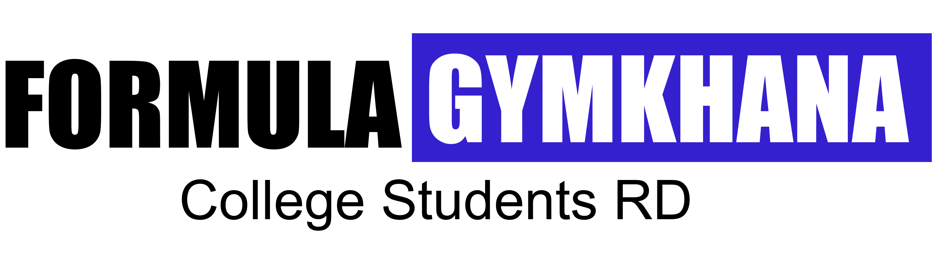 FORMULA GYMKHANA